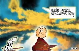 Cartoon from the April 2021